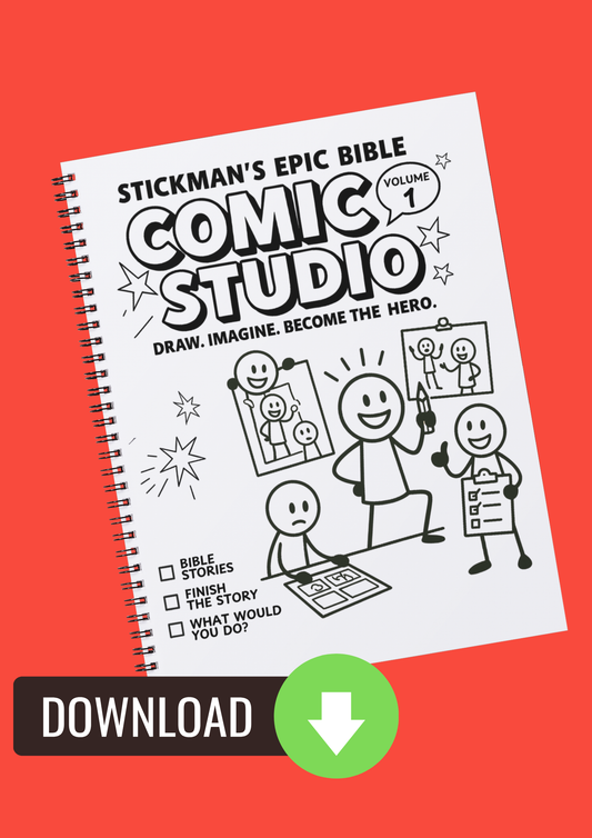 Stickman’s Epic Bible Comic Studio- Instant Download